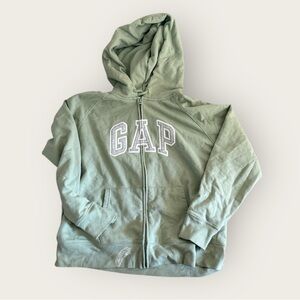 Women’s GAP Sage Green Zip-Up Hoodie XL